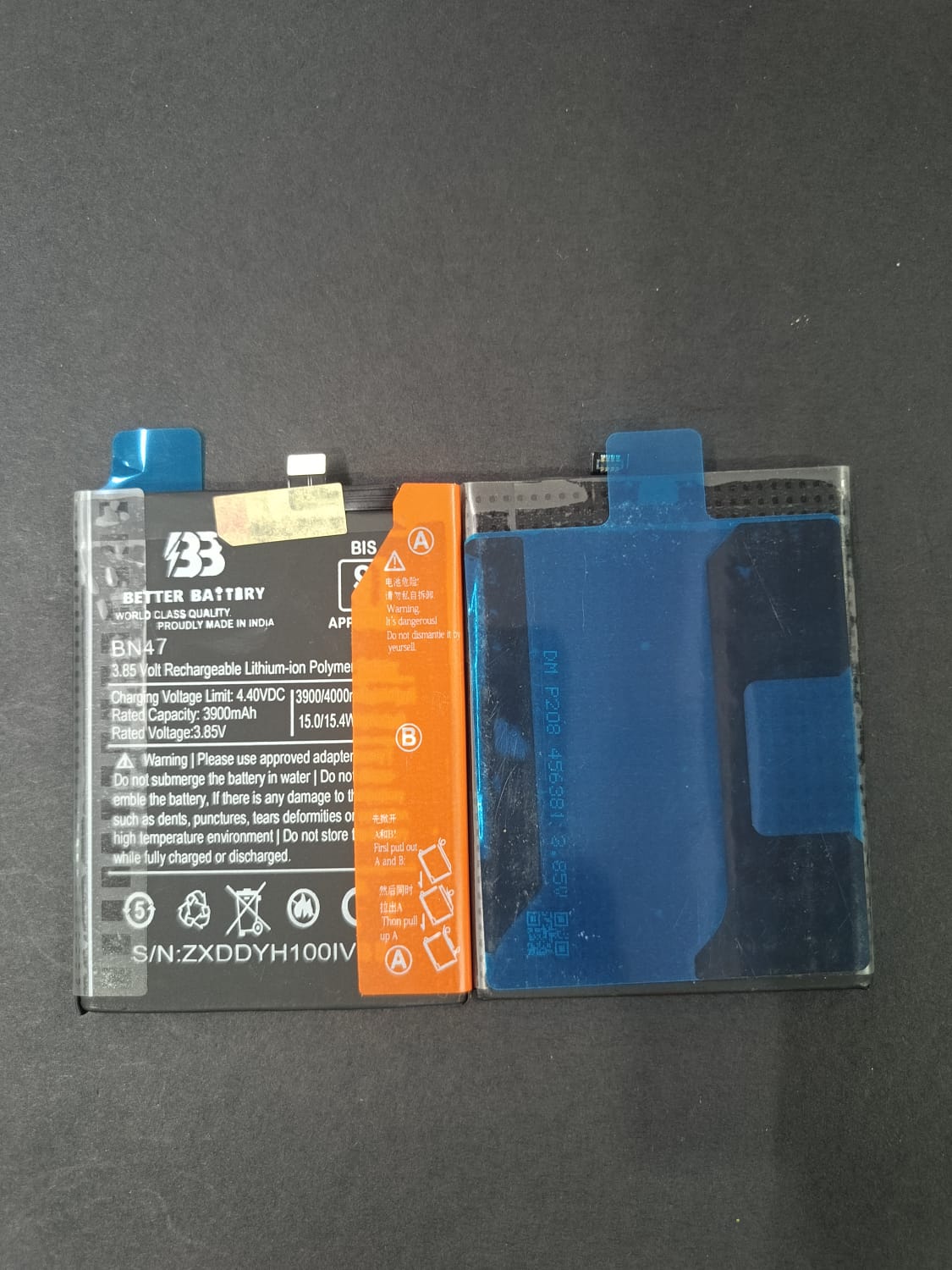 BN47 -  MI REDMI 6 PRO, MI A2 LITE