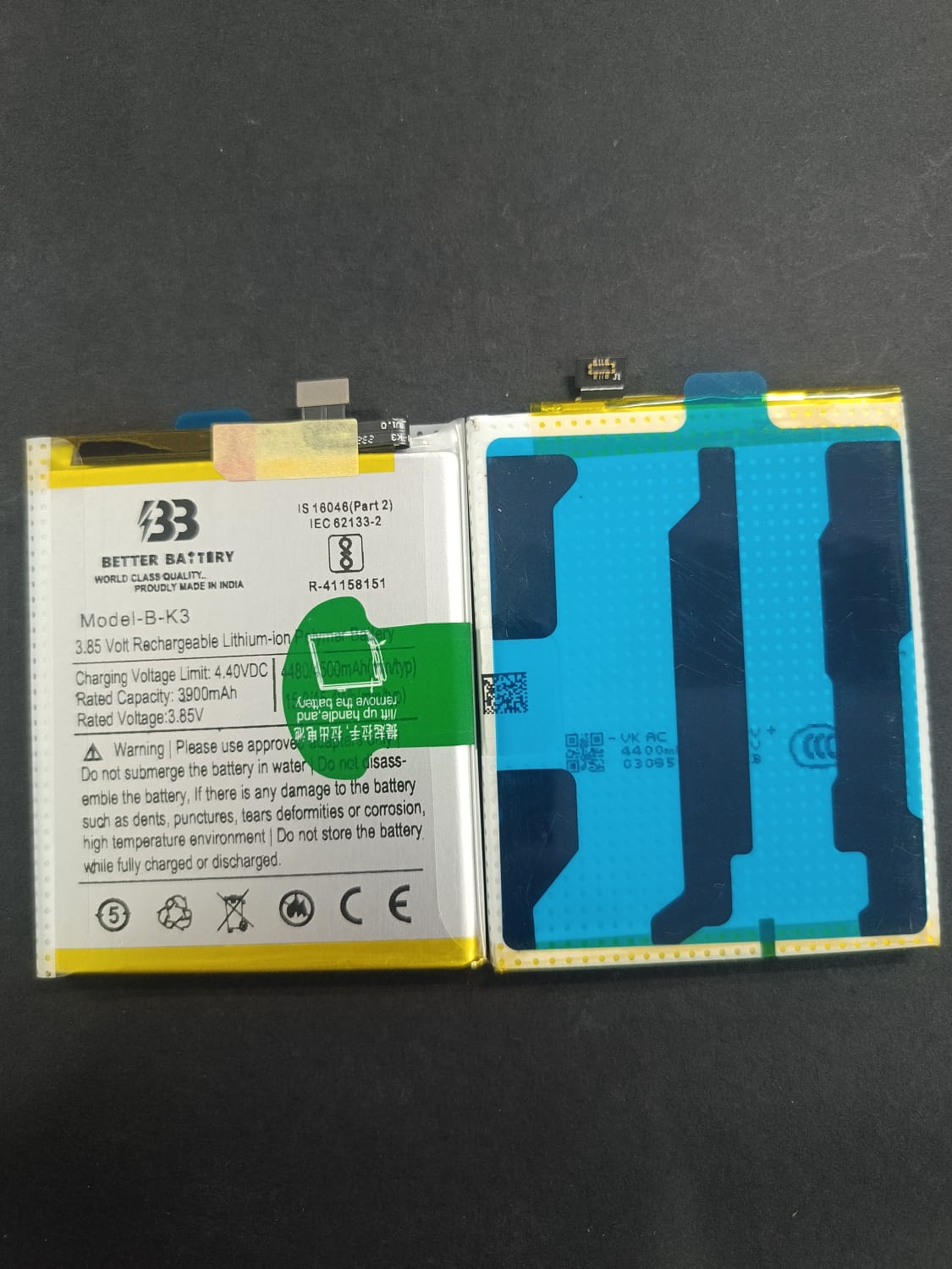 B-K3 -For Vivo S1 Pro (Vivo 1920) Mobile