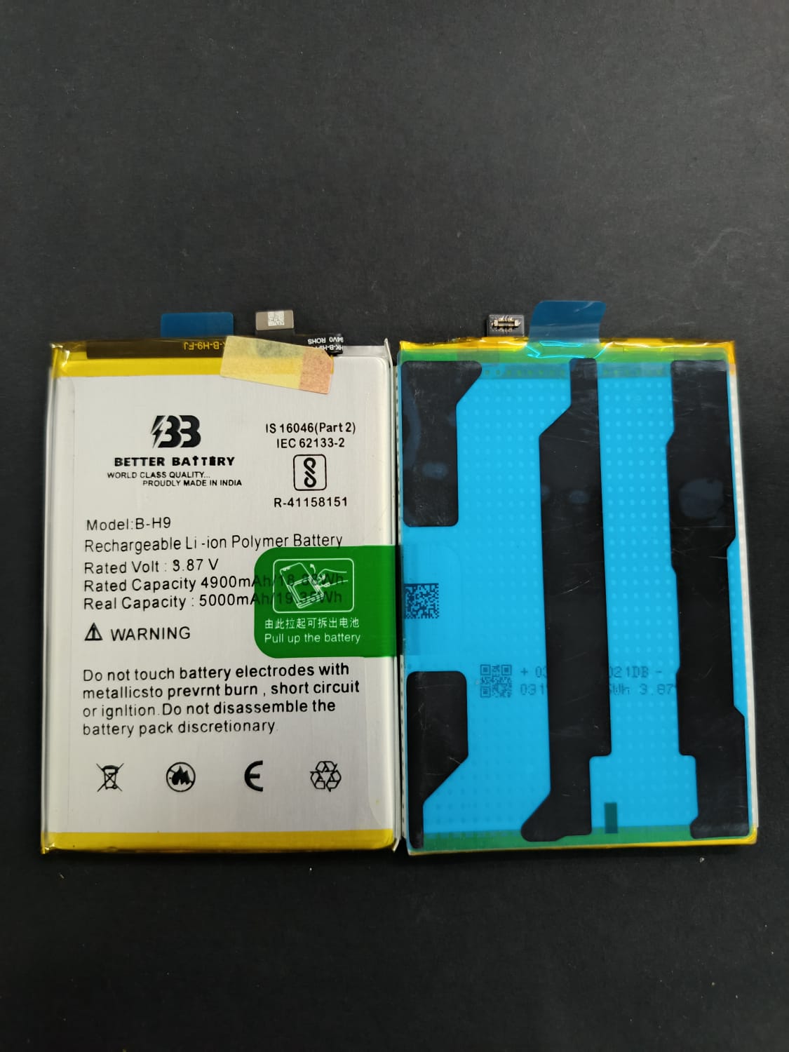 B-H9 -Original Vivo Y19 / Vivo U20 Battery